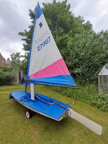 Topper sailing dinghy used - sailing,