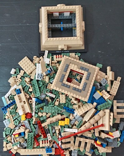 Lego architecture statue - architecture, of