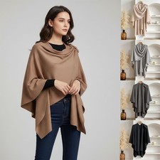 Ladies Knitted Sweater Poncho