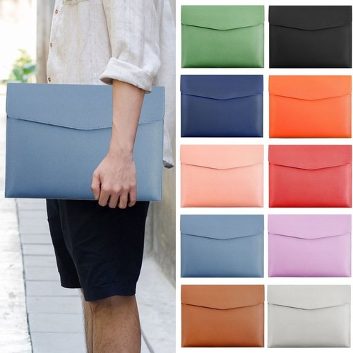 Leather document pouch - leather,