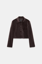 ZARA NEW WOMEN BROWN CROPPED