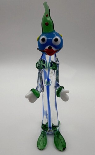 Small glass murano - style, clown