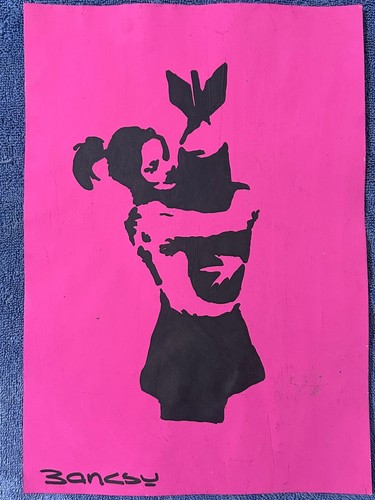 Banksy drawing and - banksy, on