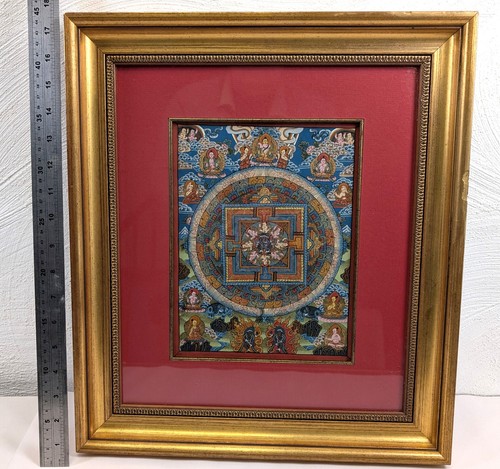 Vintage thangka mandala - thangka,