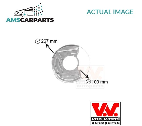 Splash panel brake disc - panel,