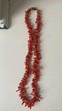antique Edwardian real CORAL