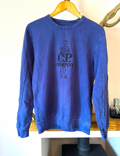 Company blue crew neck - company,