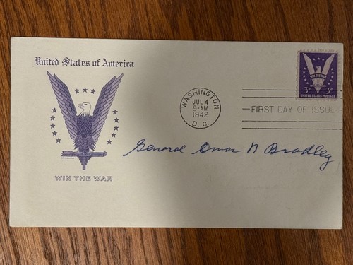 Gen omar bradley signed - gen,