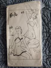 Vintage 1940s "Style" 4533 Lingerie Slip Sewing Pattern 40" bust