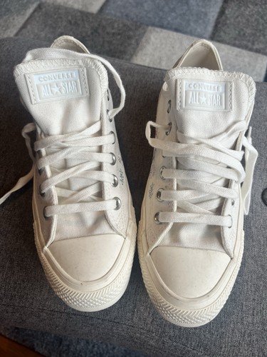 Flower embroidered converse - flower,