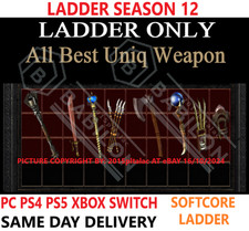 ✅ PC PS4 PS5 XBOX SWITCH ✅ LADDER All Uniq Weapon DIABLO 2 RESURRECTED D2R ITEM