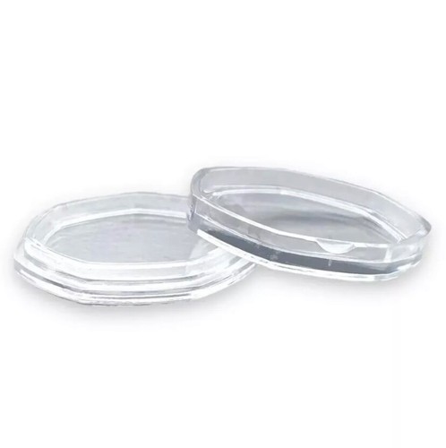 Clear 50p coin cases - 50p,