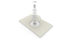 Impey Aqua-Dec EasyFit Wet Room Floor Former Including Horizontal Tiled Waste