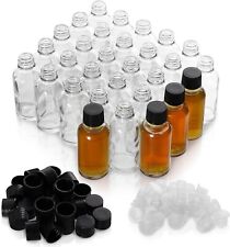 Mini Boston Liquor Bottles (30 Pack) - Reusable 30ml (1oz) Empty - Belle Vous