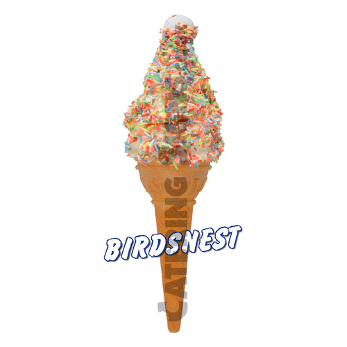 Birdsnest whippy ice cream - whippy,