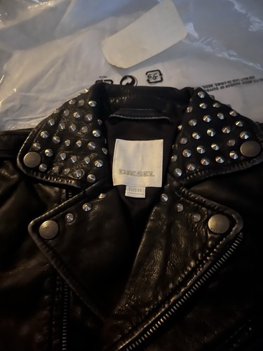 Diesel leather jacket - diesel,
