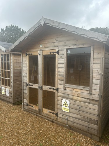 8x6 budget plain summerhouse - 8x6,