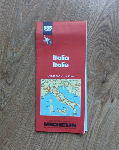 Michelin map 988 italia - map,