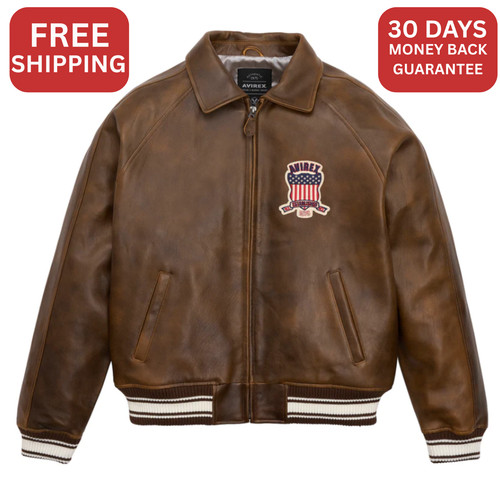 Men avirex real leather - men's,