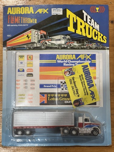Aurora afx team trucks 1180 - 1180, ho