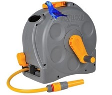 HOZELOCK 2415 COMPACT 2in1 REEL 25M HOSE & FITTINGS Free Standing / Wall Mounted