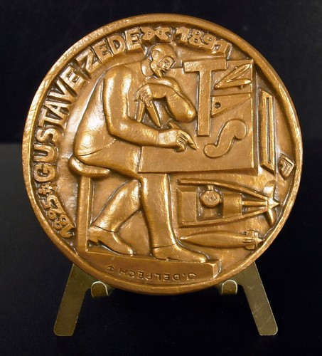 Medal gustave zédé submarine - gustave,