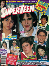 SuperTeen Magazine January 1984 Duran Menudo Rob Lowe Matt Dillon Tom Cruise 
