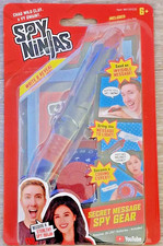 Spy Ninjas Secret Message Spy Gear From Chad Wild Clay & VY Qwaint - NEW