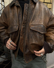 Vintage Distressed Brown