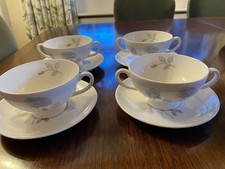 4 X Wedgwood Ice Rose Twin
