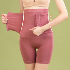 Seamless High-waisted Tights Double-Breasted Panties Tummy Tuck Safety Pants