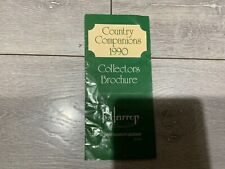 Robert Harrop 1990 COUNTRY COMPANIONS BROCHURE
