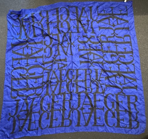 Jaeger square silk - jaeger, blue