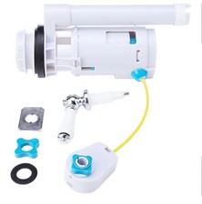 Pro Lever Operated Dual Flush Valve Overflow 2 Piece Toilet Cistern WRAS