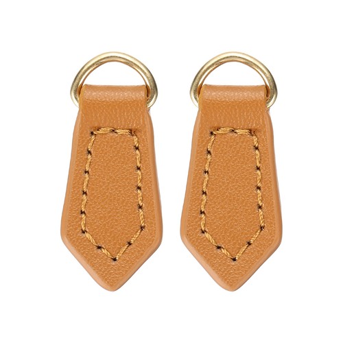 2pcs leather zipper pull 5 - 2pcs, 1.5