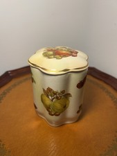 Royal Worcester Palissy Royale Trinket Box Fruit Design
