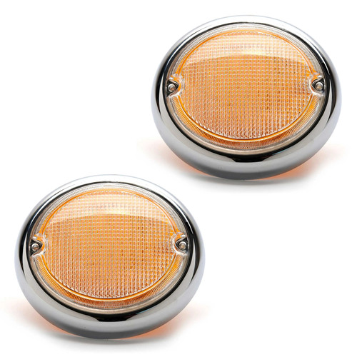 Front indicator lens pair - front,