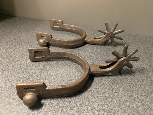Vintage western cowboy spurs - western,