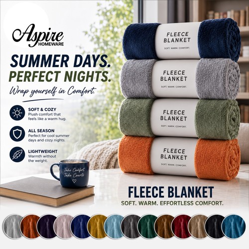 Large fleece blanket - fleece,