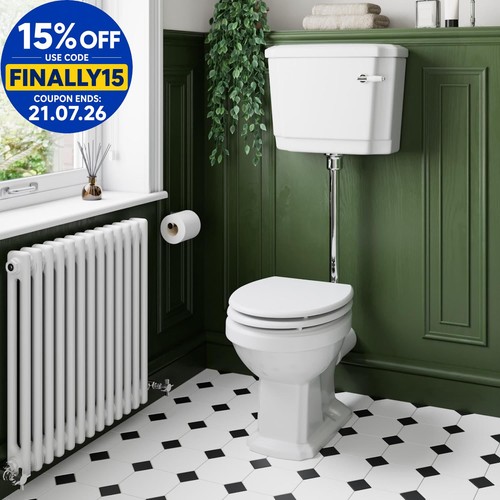 Traditional low level toilet - traditional,