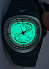 Nike Cross Training V072-0050D Analog 100m Grey/Salmon Dial Original RubberStrap