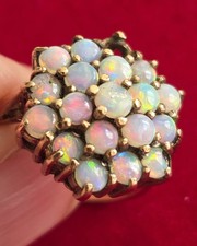 Vintage 1975 9ct Gold Opal