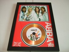 ABBA   SIGNED  FRAMED  DISPLAY 2