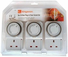 3 x 24HR MAIN PLUG IN TIMER