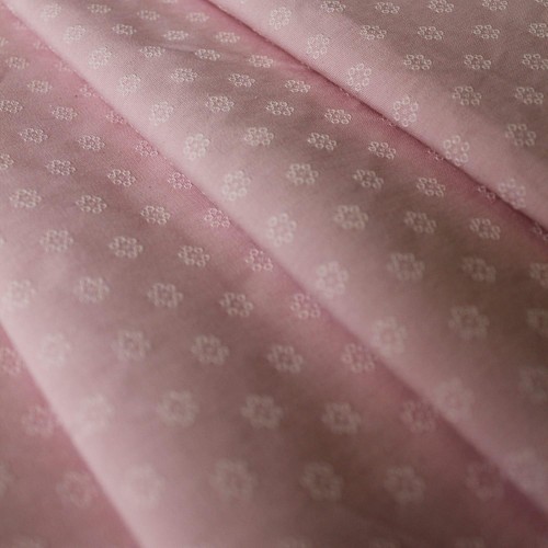 Embossed floral polycotton - embossed,