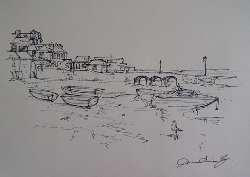Drawing ives cornwall on - st,