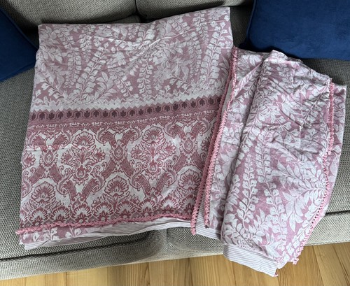Next pink double duvet cover - duvet,