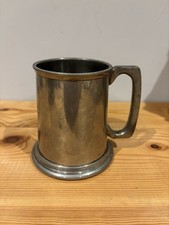 Vintage Pewter Tankard Made In