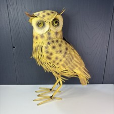 Yellow Metal Owl Garden