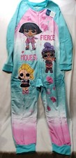 L.O.L Surprise! Girls One-Piece Footless Union Suit Pajamas Size 10/12- New